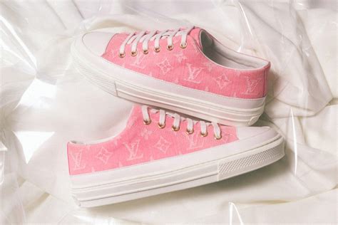 louis vuitton red pink sneakers|Louis Vuitton pink sneakers women.